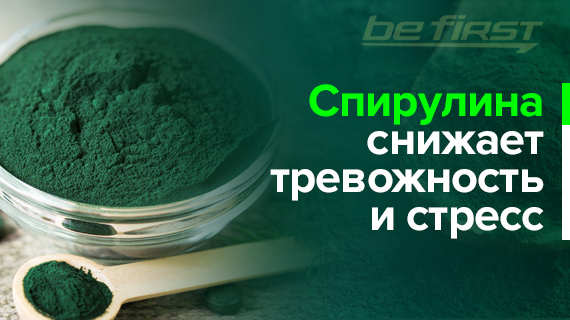 Спирулина снижает тревожность и стресс
